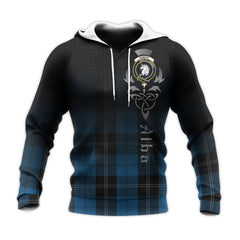 Ramsay Blue Hunting Tartan Hoodie - Alba Celtic Style
