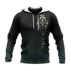 Robertson Hunting Tartan Hoodie - Alba Celtic Style