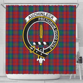 Auchinleck Tartan Crest Shower Curtain