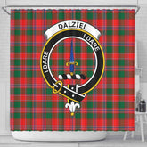 Dalziel Tartan Crest Shower Curtain