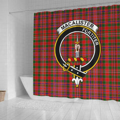 MacAlister Tartan Crest Shower Curtain