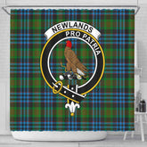 Newlands Tartan Crest Shower Curtain