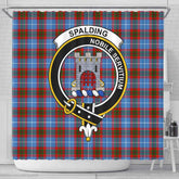Spalding Tartan Crest Shower Curtain