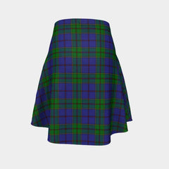 Strachan Tartan Flared Skirt