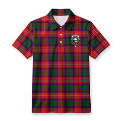 Belshes Tartan Crest Birdseye Mesh Polo Shirt