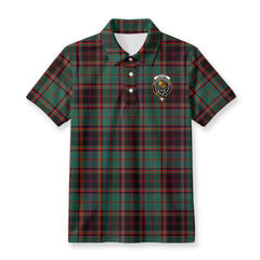 Buchan Ancient Tartan Crest Birdseye Mesh Polo Shirt