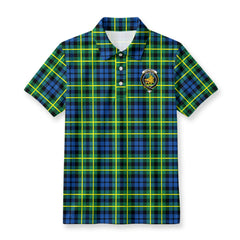 Campbell of Breadalbane Ancient Tartan Crest Birdseye Mesh Polo Shirt