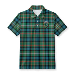 Ferguson Ancient Tartan Crest Birdseye Mesh Polo Shirt