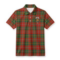 Hay Ancient Tartan Crest Birdseye Mesh Polo Shirt