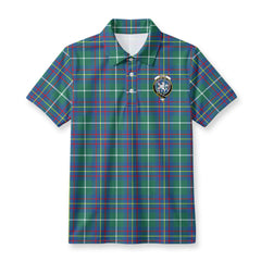 Inglis Ancient Tartan Crest Birdseye Mesh Polo Shirt