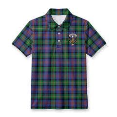 MacLennan Ancient Tartan Crest Birdseye Mesh Polo Shirt