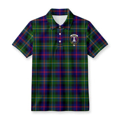 Malcolm (or MacCallum) Tartan Crest Birdseye Mesh Polo Shirt