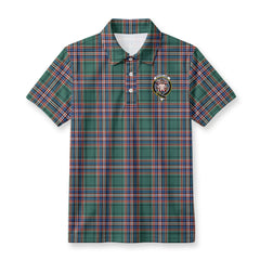 McFarlane Hunting Ancient Tartan Crest Birdseye Mesh Polo Shirt
