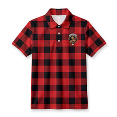 McGregor Rob Roy Modern Tartan Crest Birdseye Mesh Polo Shirt
