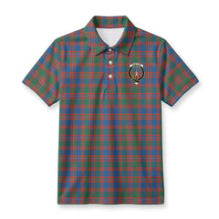 McIntyre Ancient Tartan Crest Birdseye Mesh Polo Shirt