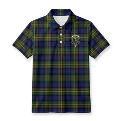 McLaren Modern Tartan Crest Birdseye Mesh Polo Shirt