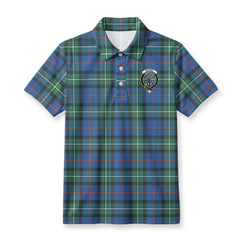 McPhail Hunting Ancient Tartan Crest Birdseye Mesh Polo Shirt
