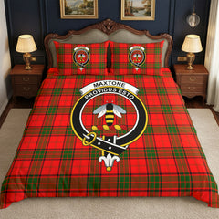 Maxtone Tartan Crest Bedding Set
