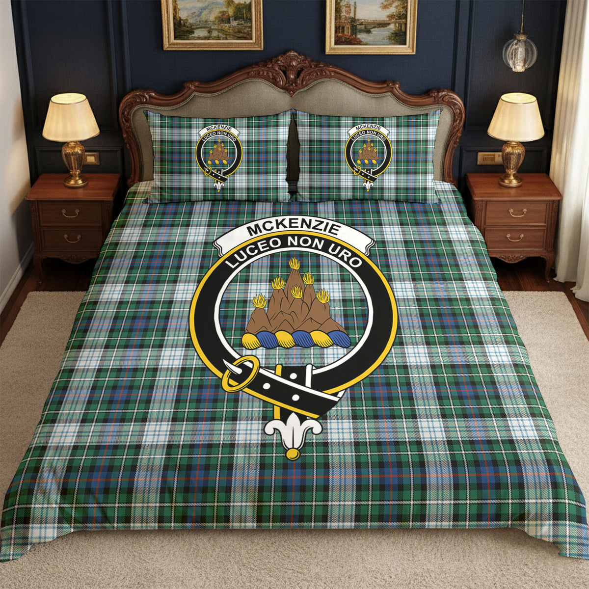 McKenzie Dress Ancient Tartan Crest Bedding Set