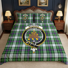 McKenzie Dress Modern Tartan Crest Bedding Set