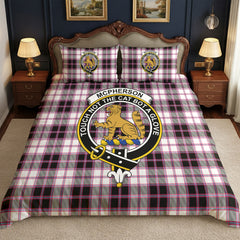 McPherson Hunting Modern Tartan Crest Bedding Set