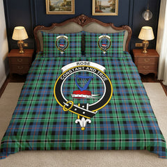 Rose Hunting Ancient Tartan Crest Bedding Set