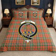 Scott Ancient Tartan Crest Bedding Set