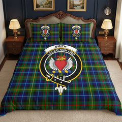 Smith Modern Tartan Crest Bedding Set