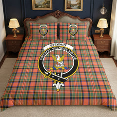 Stewart Royal Ancient Tartan Crest Bedding Set