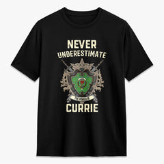 Currie Tartan Crest 2D T-shirt - Never Underestimate Style