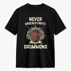 Drummond of Perth Tartan Crest 2D T-shirt - Never Underestimate Style