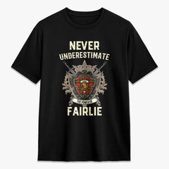 Fairlie Tartan Crest 2D T-shirt - Never Underestimate Style