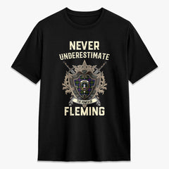 Fleming Tartan Crest 2D T-shirt - Never Underestimate Style