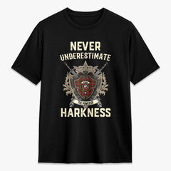 Harkness Dress Tartan Crest 2D T-shirt - Never Underestimate Style