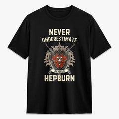 Hepburn Tartan Crest 2D T-shirt - Never Underestimate Style