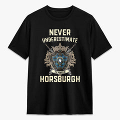 Horsburgh Tartan Crest 2D T-shirt - Never Underestimate Style