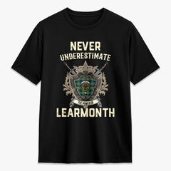 Learmonth Tartan Crest 2D T-shirt - Never Underestimate Style