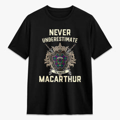 MacArthur - Milton Tartan Crest 2D T-shirt - Never Underestimate Style