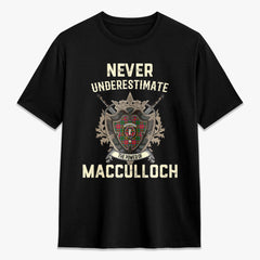 MacCulloch (McCulloch) Tartan Crest 2D T-shirt - Never Underestimate Style