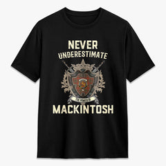 MacKintosh Hunting Weathered Tartan Crest 2D T-shirt - Never Underestimate Style