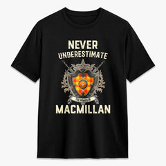 MacMillan Clan Tartan Crest 2D T-shirt - Never Underestimate Style