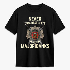 Majoribanks Tartan Crest 2D T-shirt - Never Underestimate Style