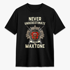 Maxtone Tartan Crest 2D T-shirt - Never Underestimate Style
