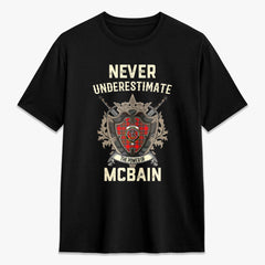 McBain Tartan Crest 2D T-shirt - Never Underestimate Style