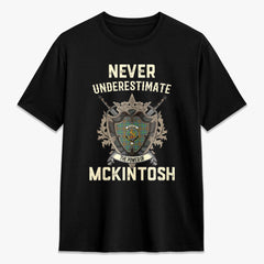 McKintosh Hunting Ancient Tartan Crest 2D T-shirt - Never Underestimate Style