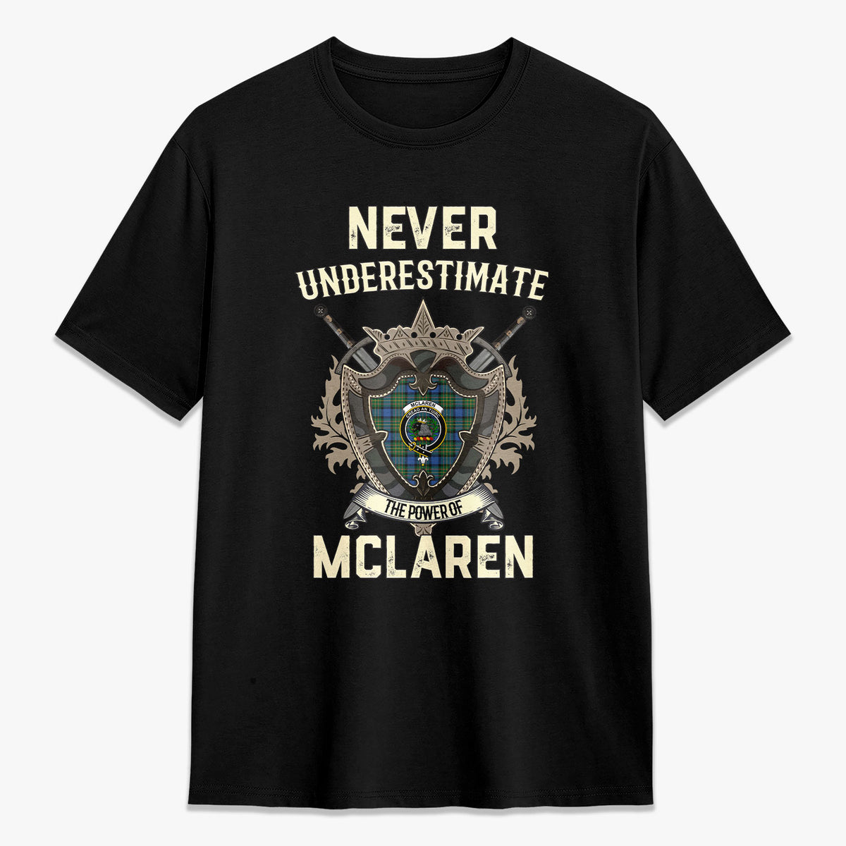 McLaren Ancient Tartan Crest 2D T-shirt - Never Underestimate Style