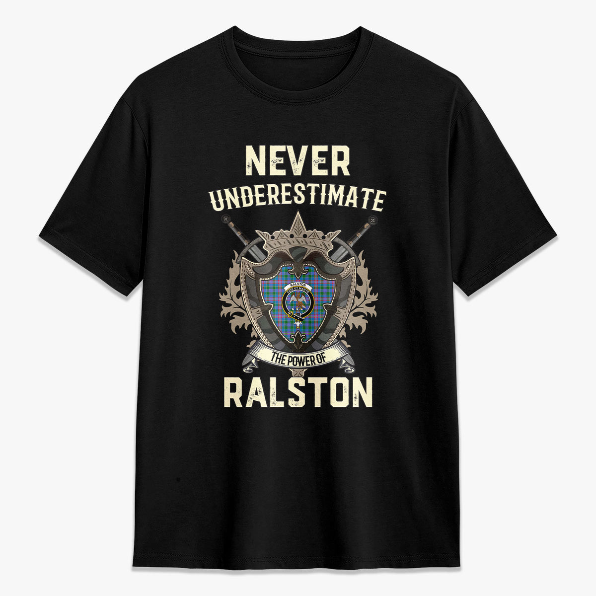 Ralston Tartan Crest 2D T-shirt - Never Underestimate Style