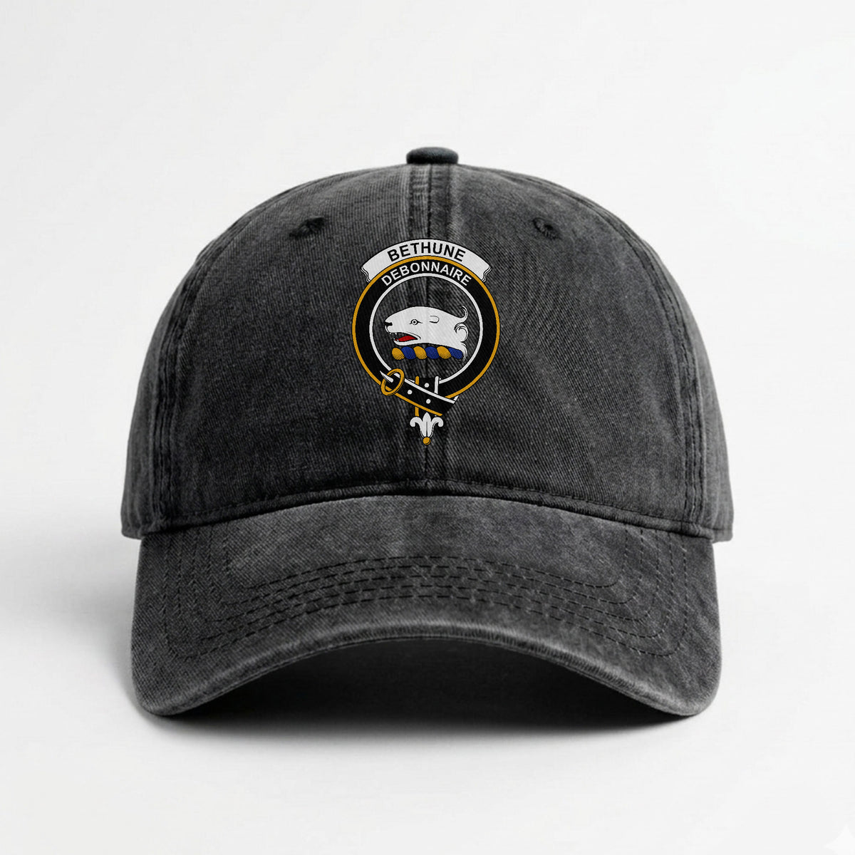 Bethune Crest Washed Classic Cap