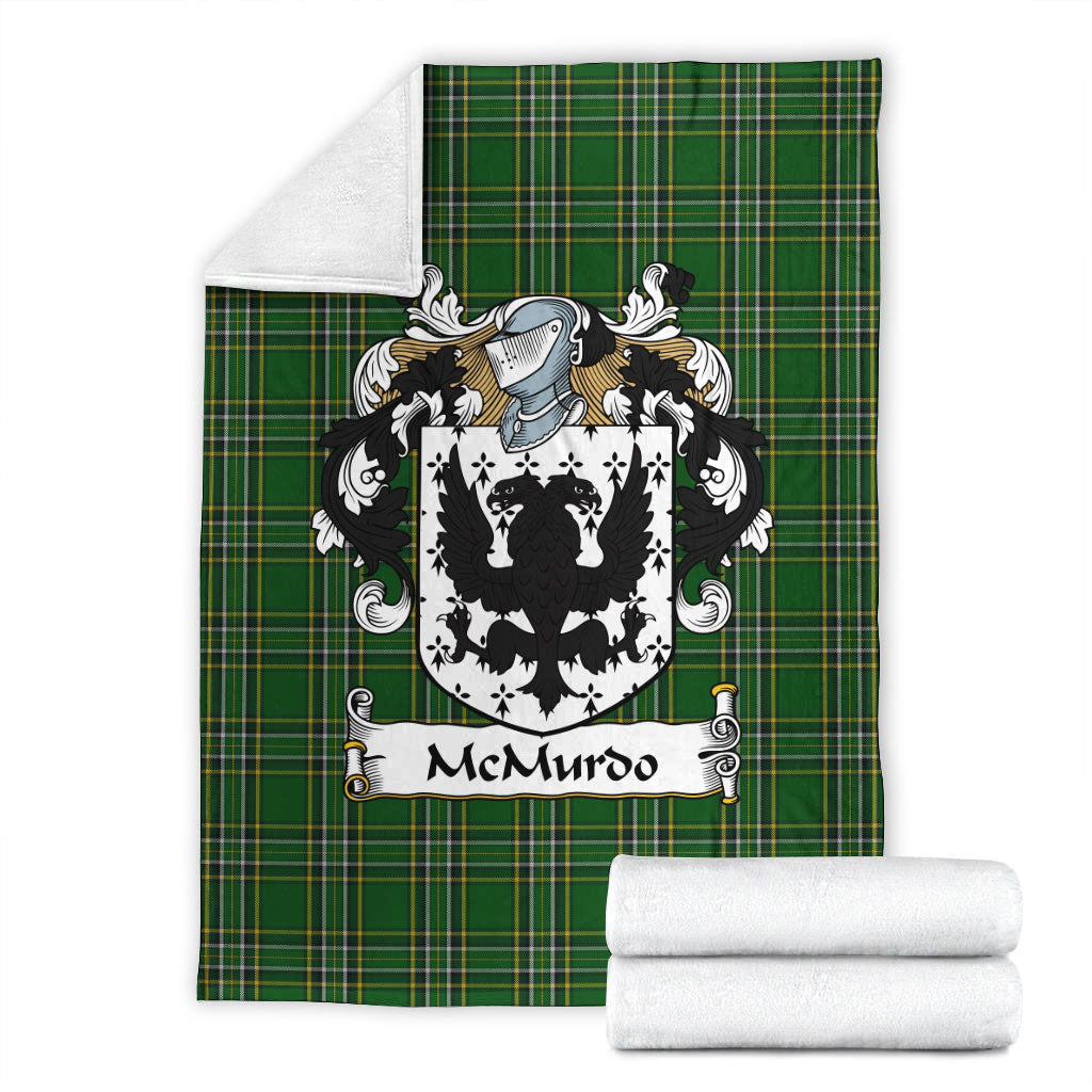 McMurdo Tartan Coat of Arms Blanket