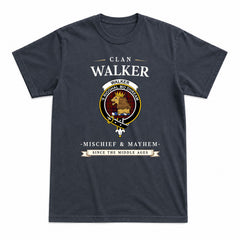 Walker Tartan Crest Mischief and Mayhem T-shirt